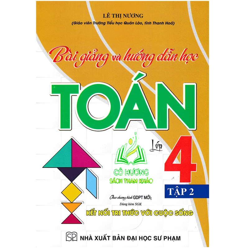 Sách - Combo Bài Giảng Và Hướng Dẫn Học Toán Lớp 4 - Tập 1 + 2  - HA