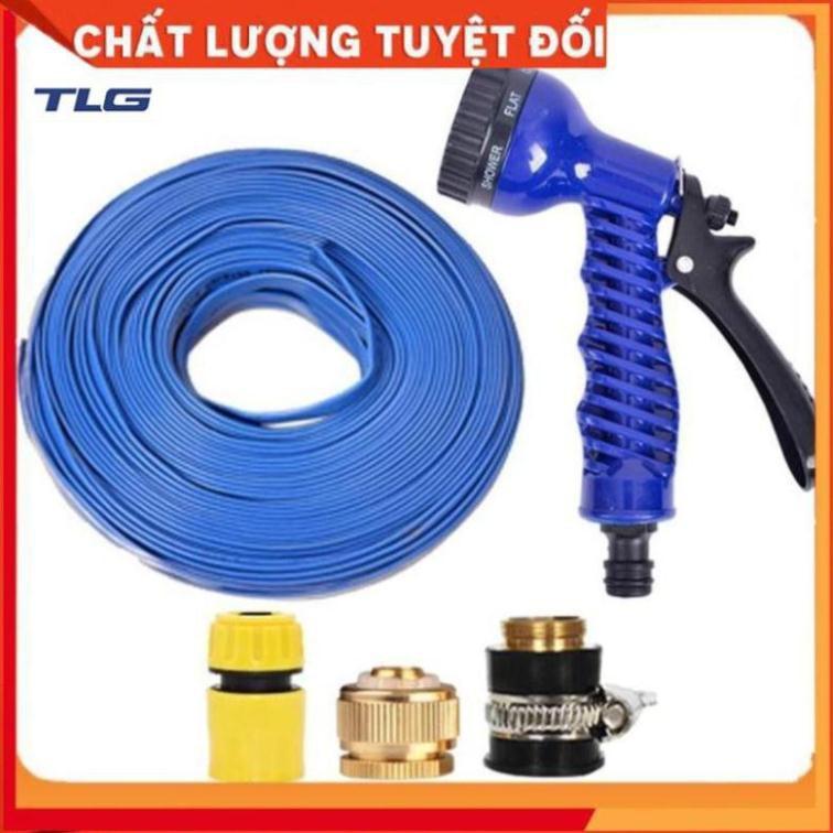 Bộ dây và vòi xịt tăng áp lực nước,rửa xe, tưới cây 15m  206843