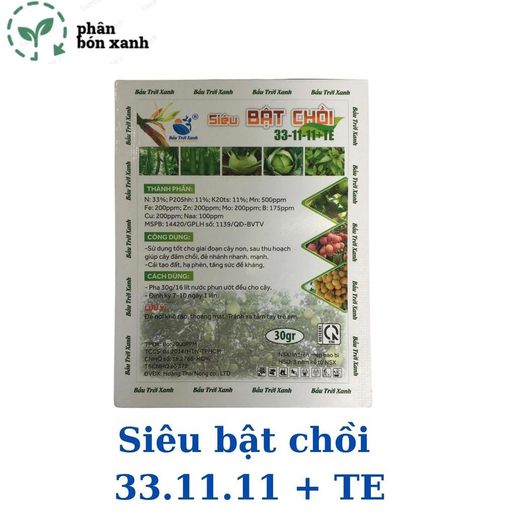 Phân bón siêu bật chồi, kích chồi, đâm chồi, nhú đọt, phát chồi mạnh, nảy lộc nhanh mập lộc, mỡ lá, gói nhỏ tiện dụng