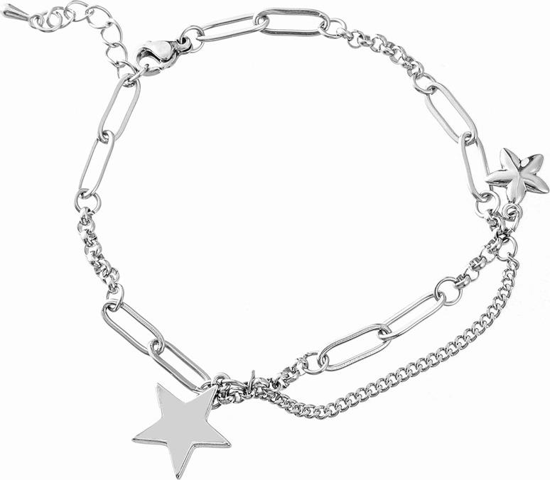 Vòng đeo tay lắc tay mix ngôi sao