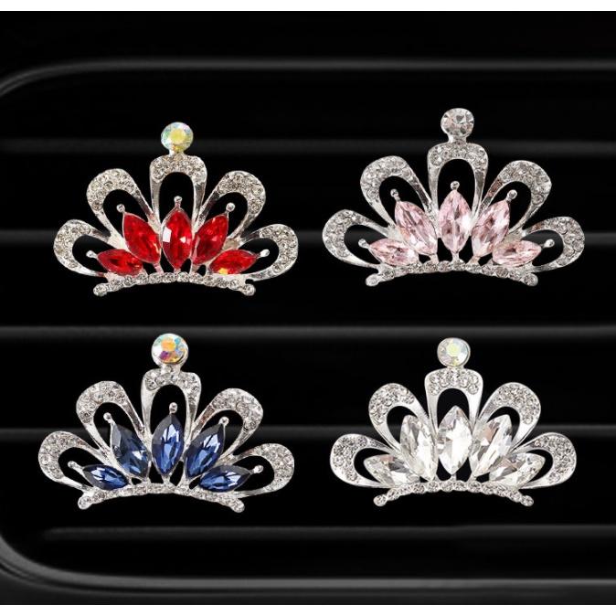 Thiên nga đính đá cài cửa gió ô tô tặng kèm sáp thơm - Hoàng Đông shop