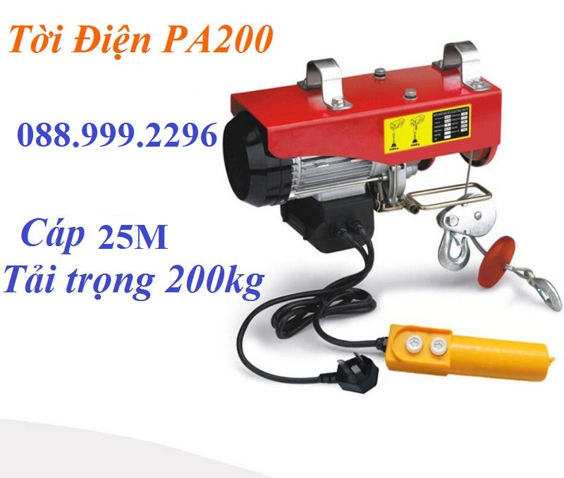 máy tời điện 200kg