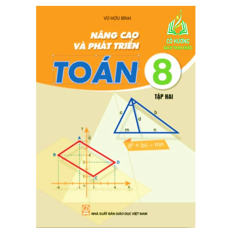 Sách - Combo Nâng Cao Và Phát triển Toán Lớp 8 - tập 1+ 2 ( mới nhất 2023 )