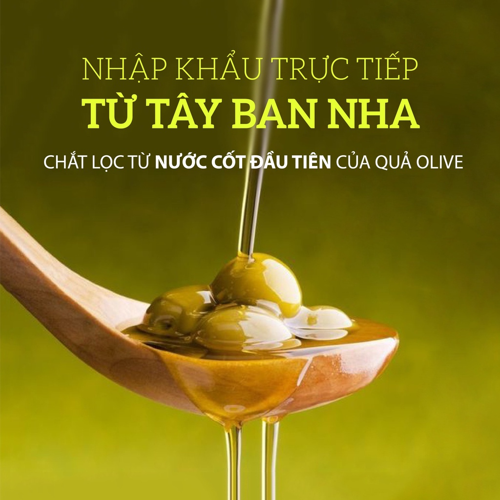 Dầu Olive Milaganics Nguyên Chất 100%, Dưỡng Da, Móng, Tóc - Dưỡng Ẩm Cho Da, Môi Hồng, Giảm Thâm, Ngăn Ngừa Lão Hóa 150ml/Chai (Mẫu Mới)