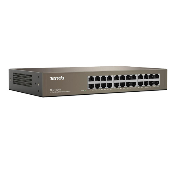 Thiết bị Switch TENDA TEG1024D - 24 cổng Gigabit - Hàng Chính Hãng