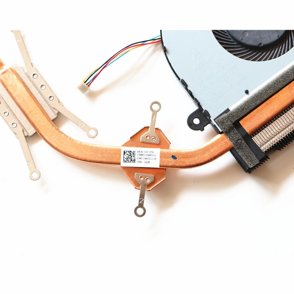 Laptop cpu fan for asus UX310 ux310uq rx310 U4000U cpu cooling fan With heatsink