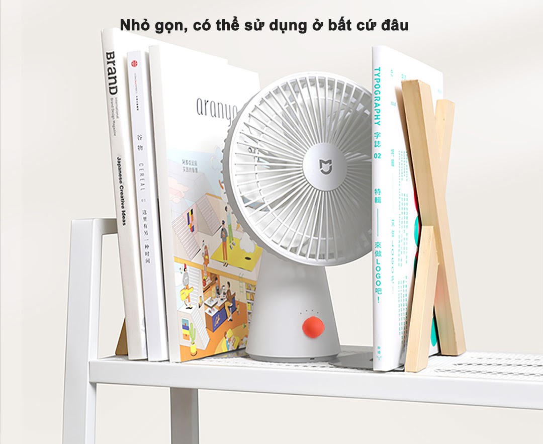 Quạt Tích Điện Để Bàn Xiaomi Mijia Phiên Bản 2023 Không Gian Sử Dụng 10-20m2 Sử Dụng 18 Giờ Liên Tục - Hàng Chính Hãng