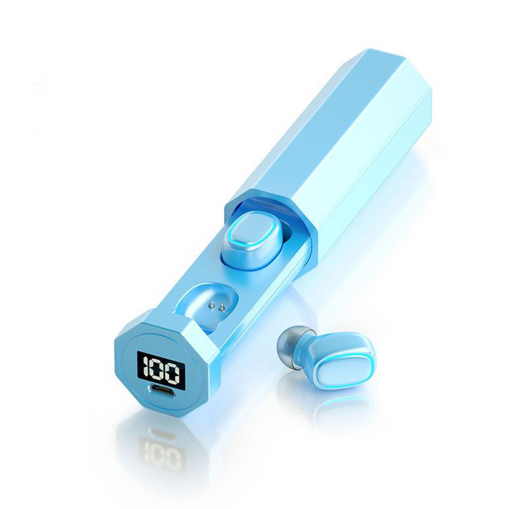 Tai nghe  C1  không dây  với màn hình hiển thị nguồn LED thiết kế nhỏ cho thể thao / phương tiện Android / IOS