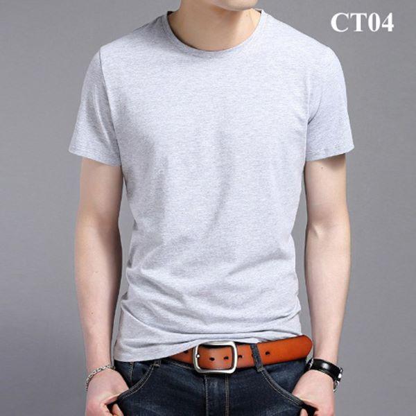 ️Hot Sale️ Áo thun nam tay ngắn cổ tròn dáng body vải cotton mềm mịn Nhiều màu đủ size