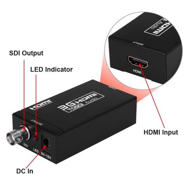 Bộ chuyển đổi HDMI to 3G,SDI Converter FJ-HS002