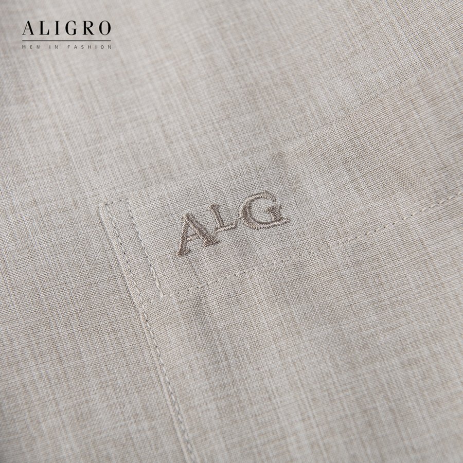 Hình ảnh Áo sơ mi nam dài tay ALIGRO chất liệu pirma cotton mềm mịn, kiểu dáng đơn giản, tinh tế ALGS157