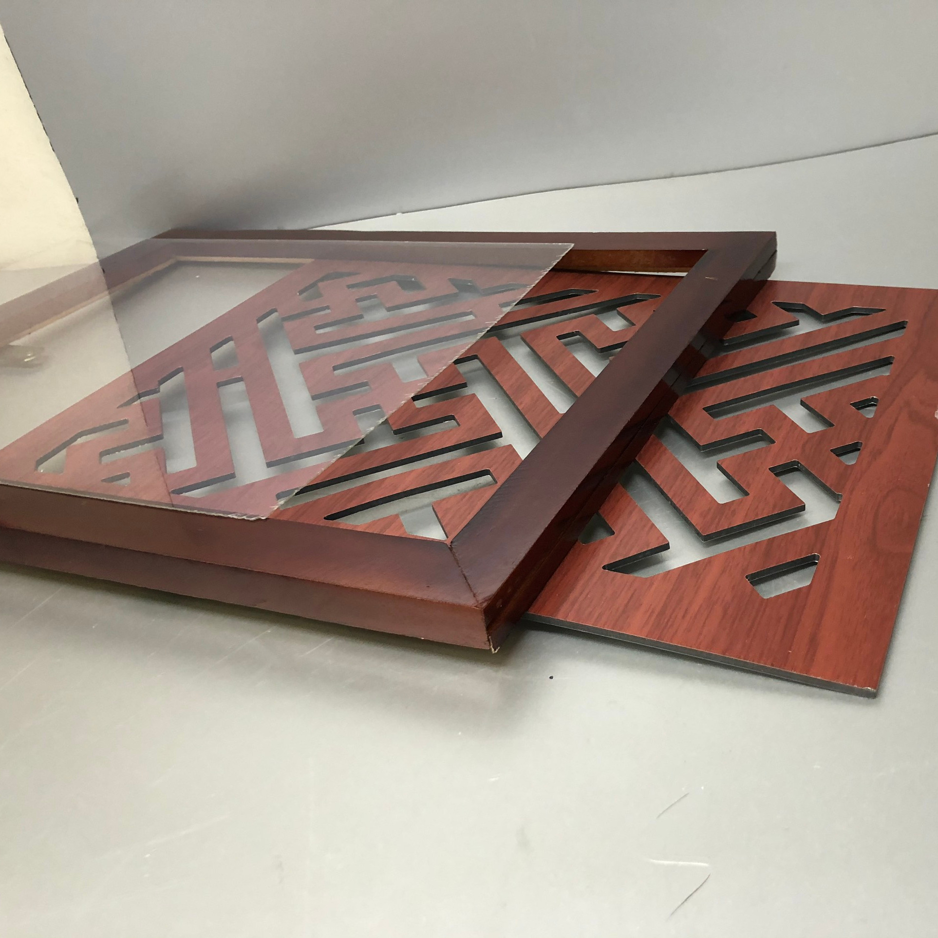 Tấm chống ám khói khung gỗ sồi - TL01