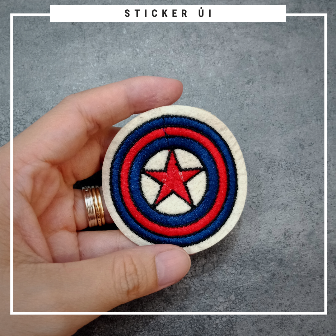 Phụ kiện trang trí áo thun tay lỡ unisex: Logo Sticker Patch Ủi Quần Áo, BALO, quần jogger chuẩn local brand streetstyle