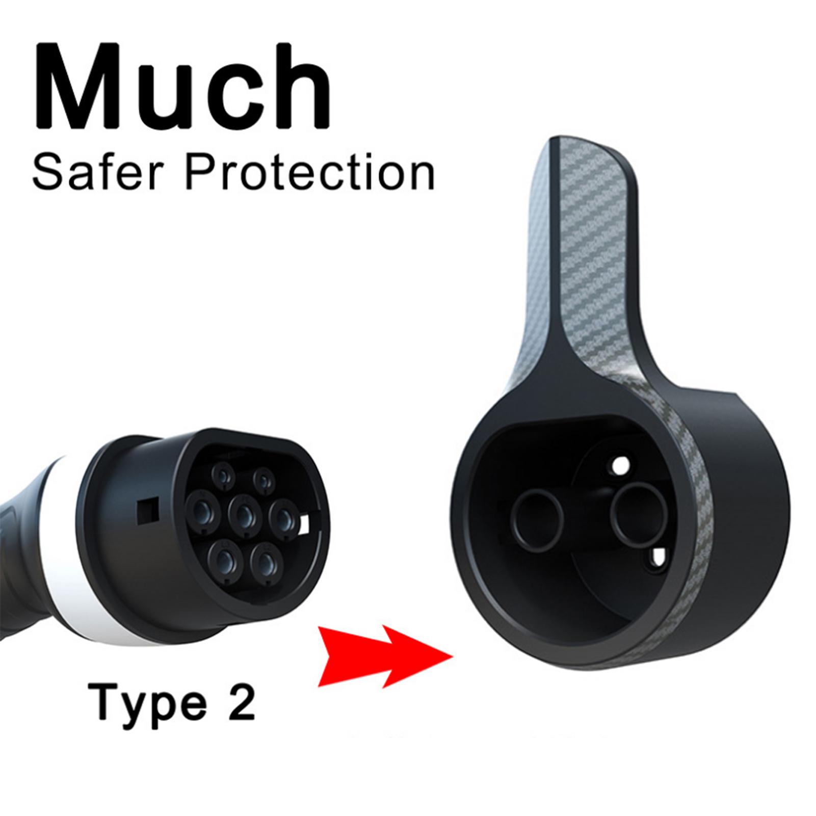 EV Charger Holder,Portable Wall Connector Holster,Electric car Cable Organizer For Type 2 Charging Nozzle Dock Mount