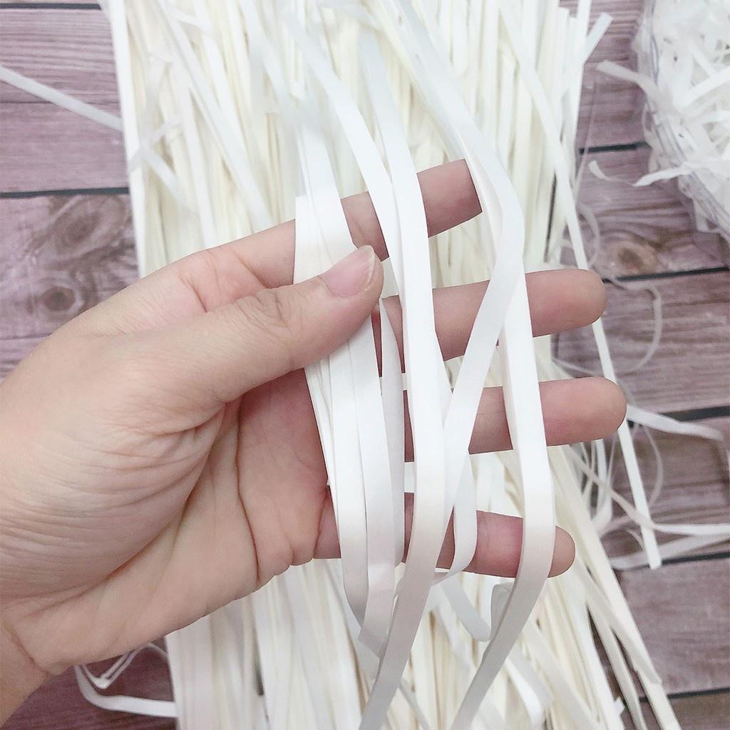 Giấy sợi/ giấy rơm trắng lót hộp quà tặng /