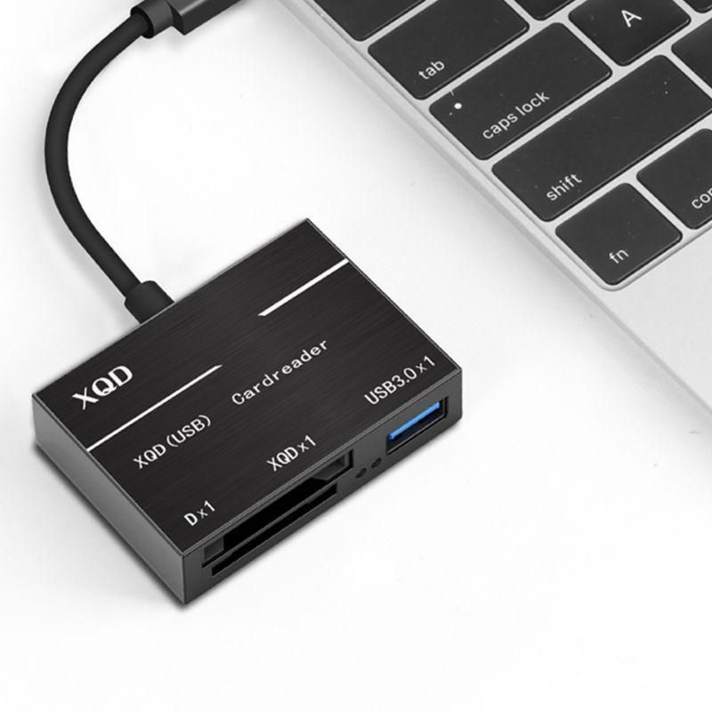 Đầu đọc thẻ nhớ USB 3.0 loại C sang XQD/SD cho máy tính
