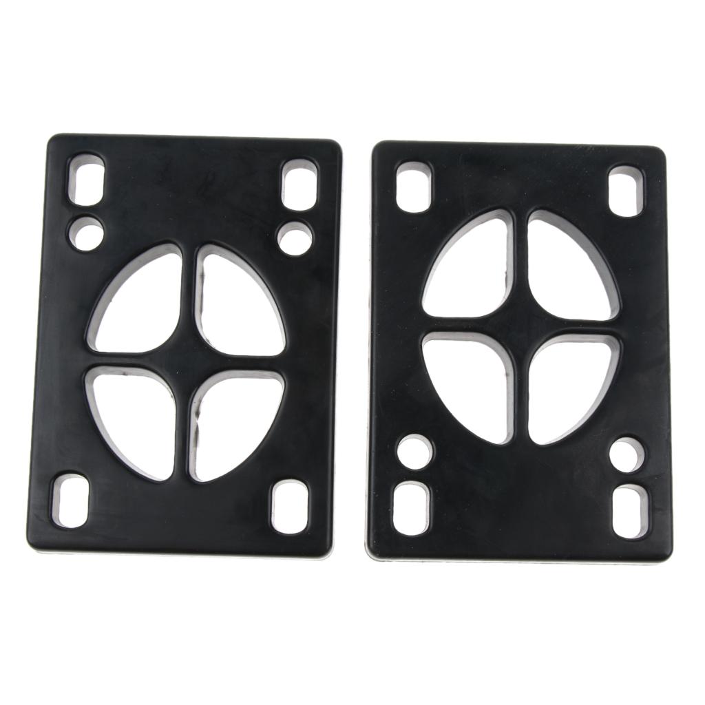 4pcs Skateboard Risers Shock Pad Longboard Shock-proof Mounting Hardware