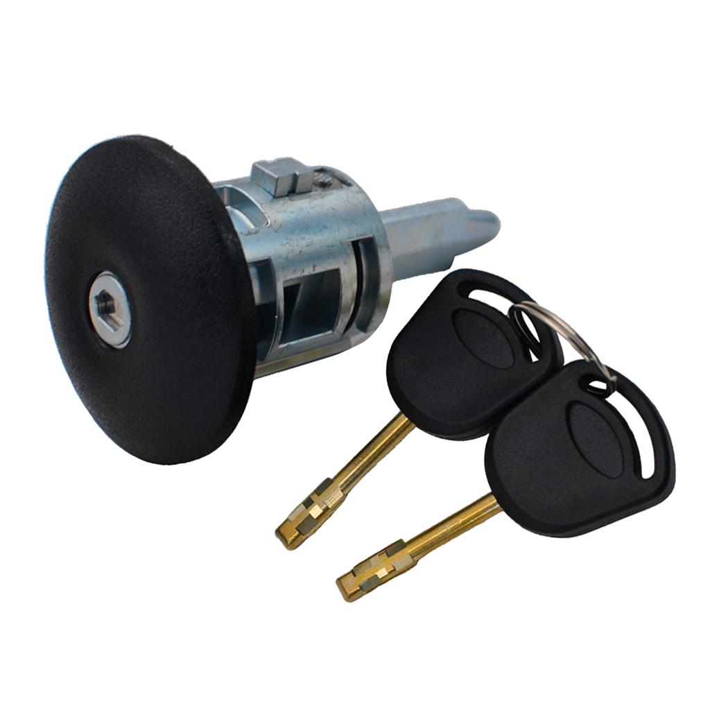 Khóa cửa phía trước ô tô chốt bên tài xế 2 chìa khóa cho Ford Transit MK6 MK7 Car Front Door Lock Driver Side Latch 4060638