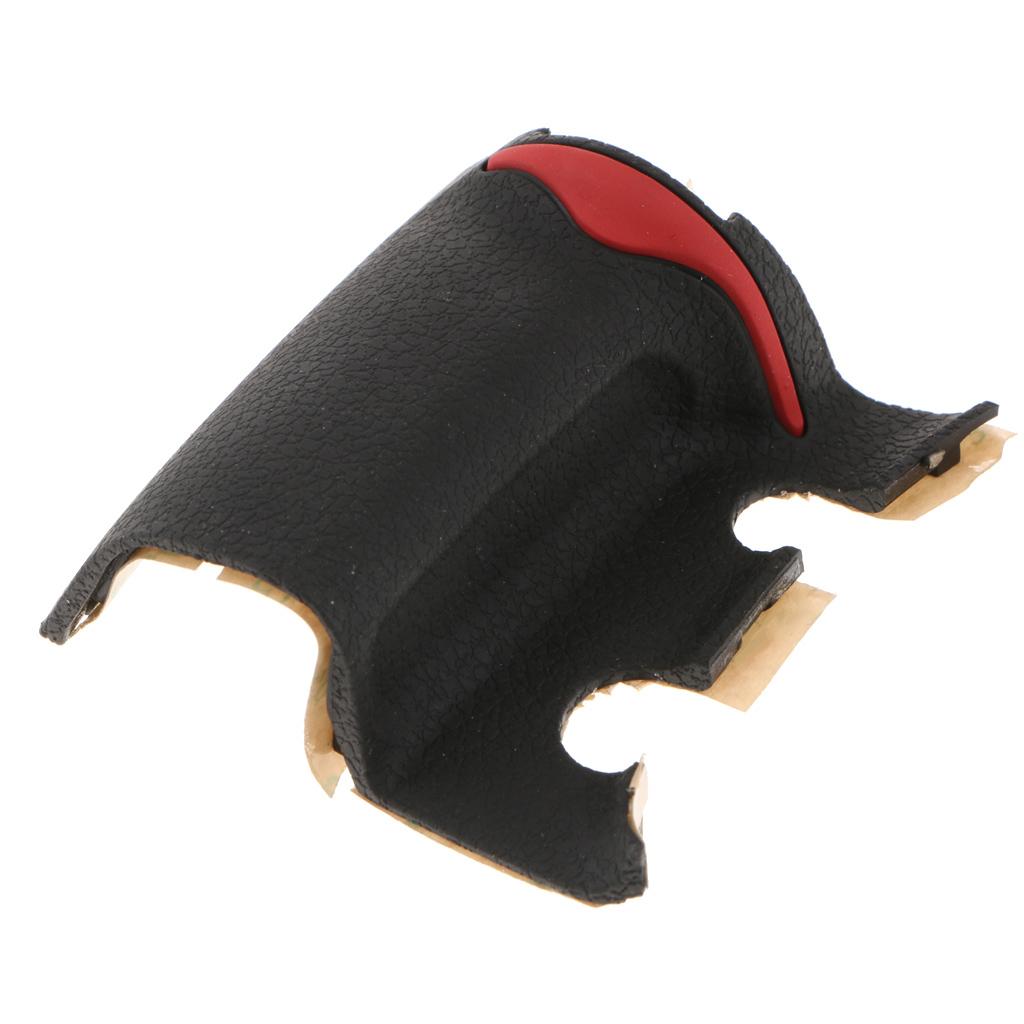 4 Pieces Grip USB Rubber Unit  For Nikon D300 Front Rear Cover With Tape - Black