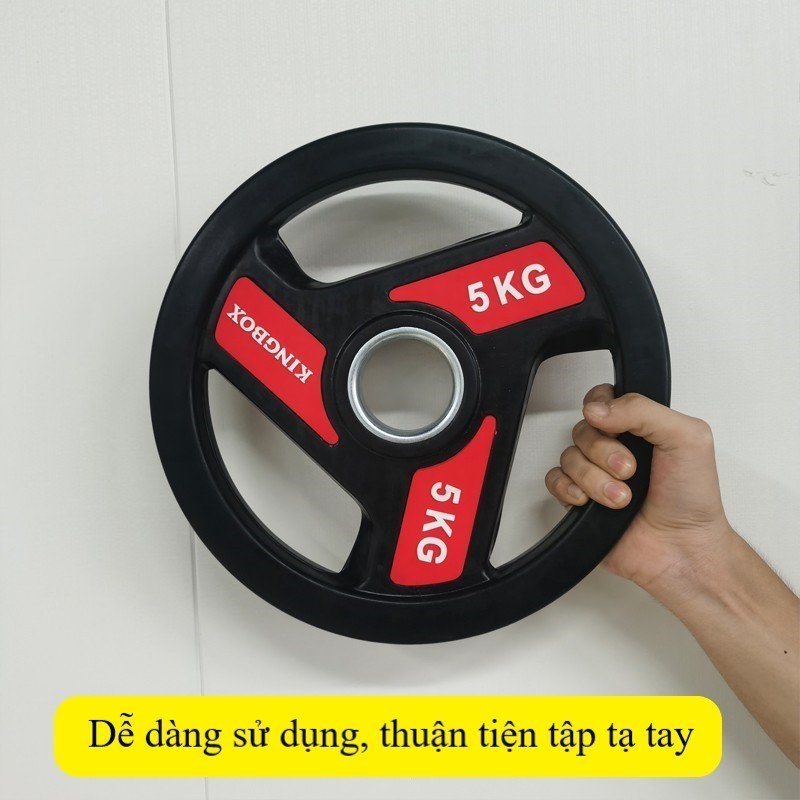 Tạ đĩa Gang bọc cao su FED-KB-25 phi 50- Loại 2.5kg