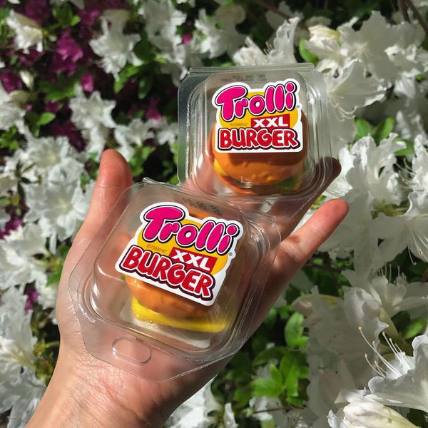 Hộp 24 viên Kẹo dẻo Trolli Burger XXL 50gr