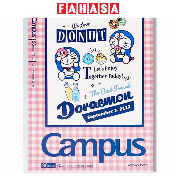 Tập Học Sinh Doraemon - 4 Ly Ngang - 96 Trang 70gsm - Campus NB-A5LY96DOR-01