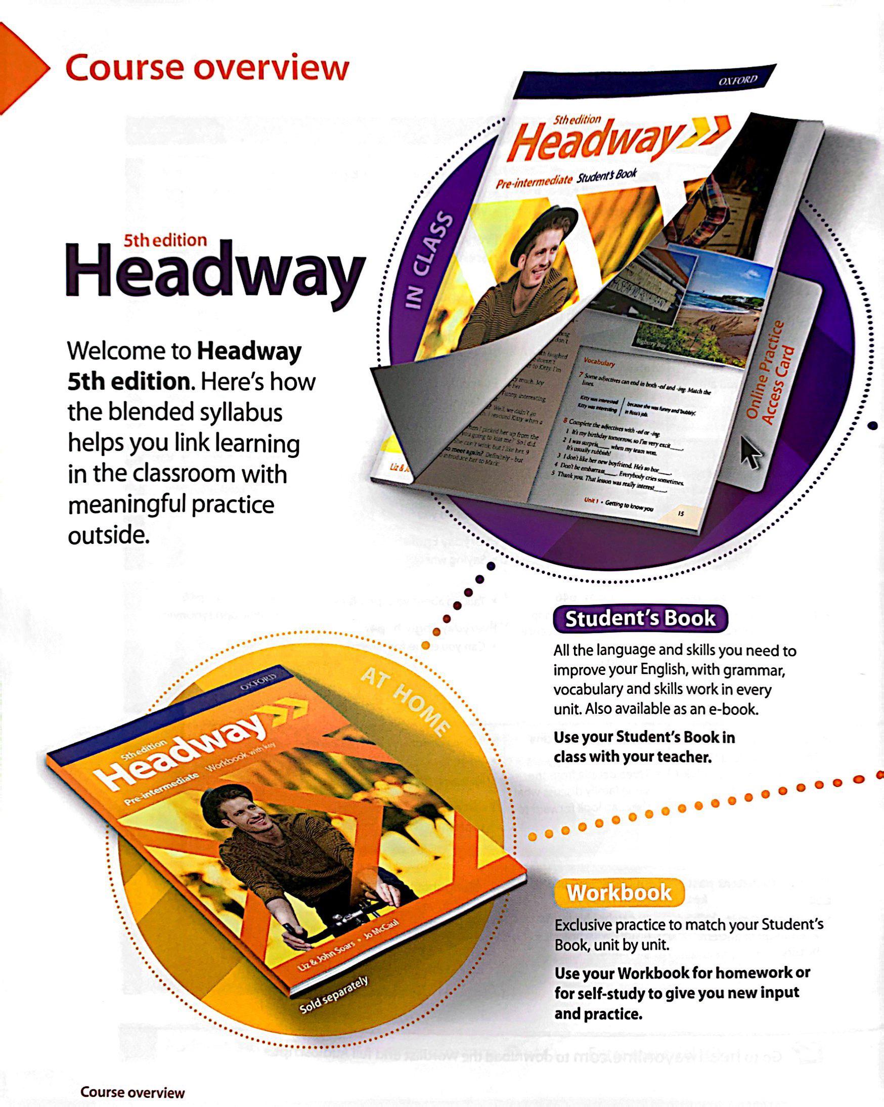Headway 5th Edition: Pre-Intermediate: Student's Book A With Online Practice (Units 1 - 6)