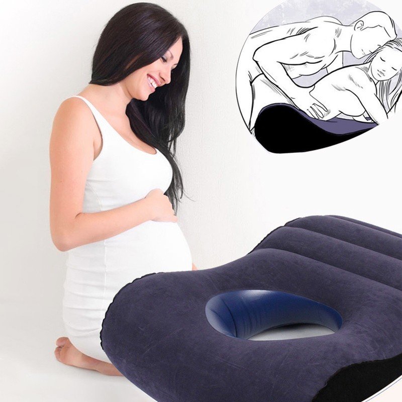 Ghế Tình Yêu Cho Bà Bầu Tặng Kèm Bơm Máy 2 Chiều. Gối Đệm Tình Nhân