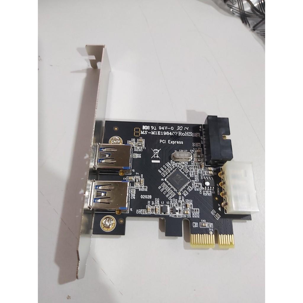 Card Mạng PCI Express to Sound 5.1 cho Main H61, Card Mạng PCI to Com H61, Card PCI Express to 2 Cổng USb 3.0