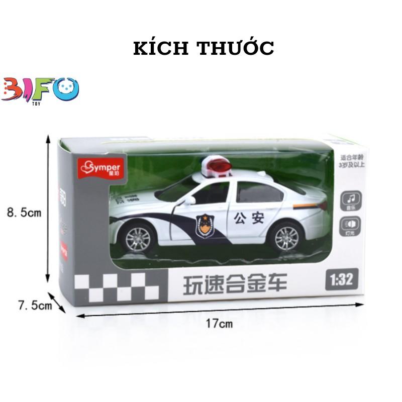 Mô hình xe cảnh sát hợp kim 1:32 có nhạc có đèn