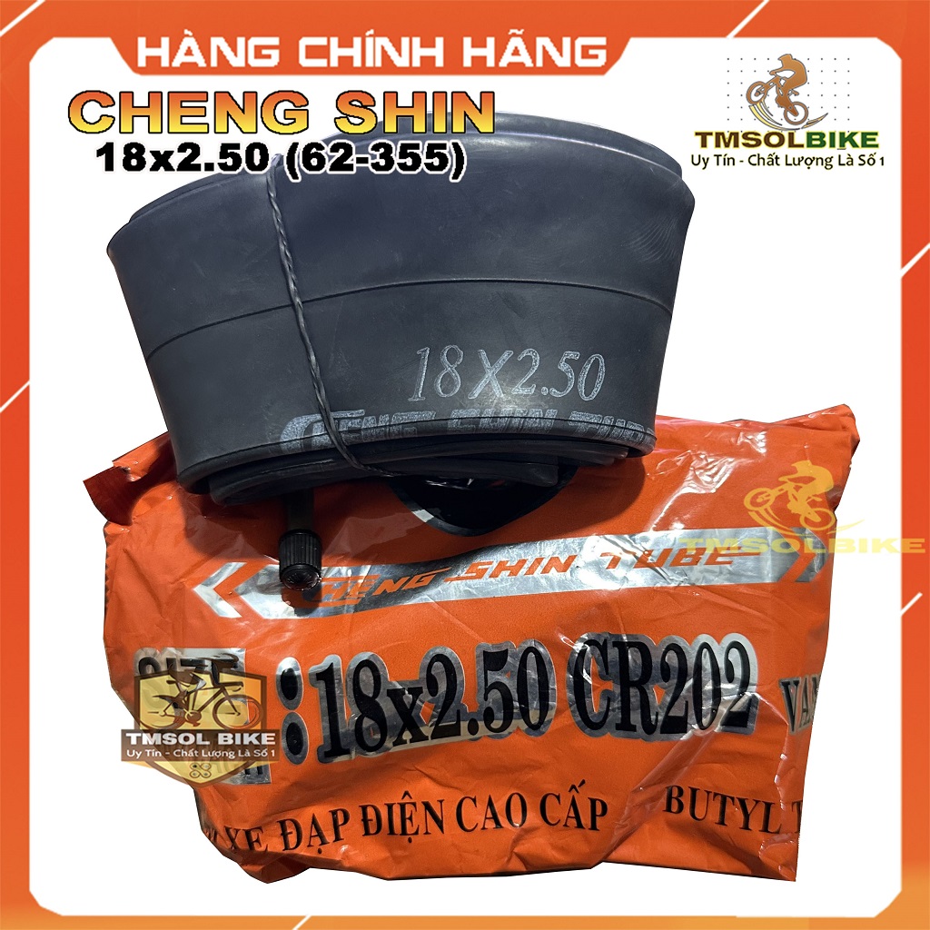 Vỏ Lốp Xe Đạp Điện 18x2.50, Săm Ruột Xe Đạp Điện 18x2.50 (62-355) CST