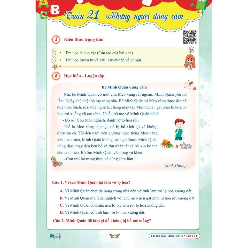 Bài Tập Tuần Tiếng Việt Lớp 4 - Tập 2 - Cánh Diều - Bản Quyền