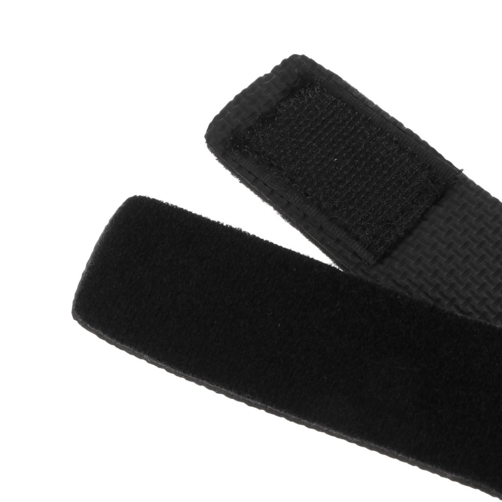 High Elastic Fishing Rod Tie Strap Safety Belt Wrap Band Fastener Black