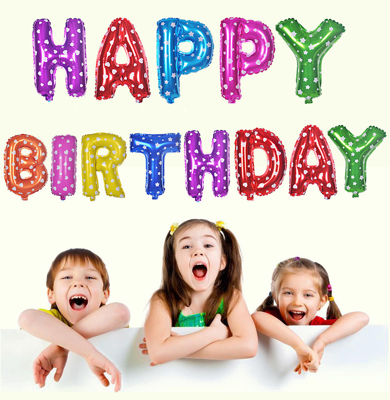 Bộ rèm kim tuyến kèm bộ chữ happy birthday trang trí sinh nhật tặng 2 khăn đa năng - hàng chính hãng
