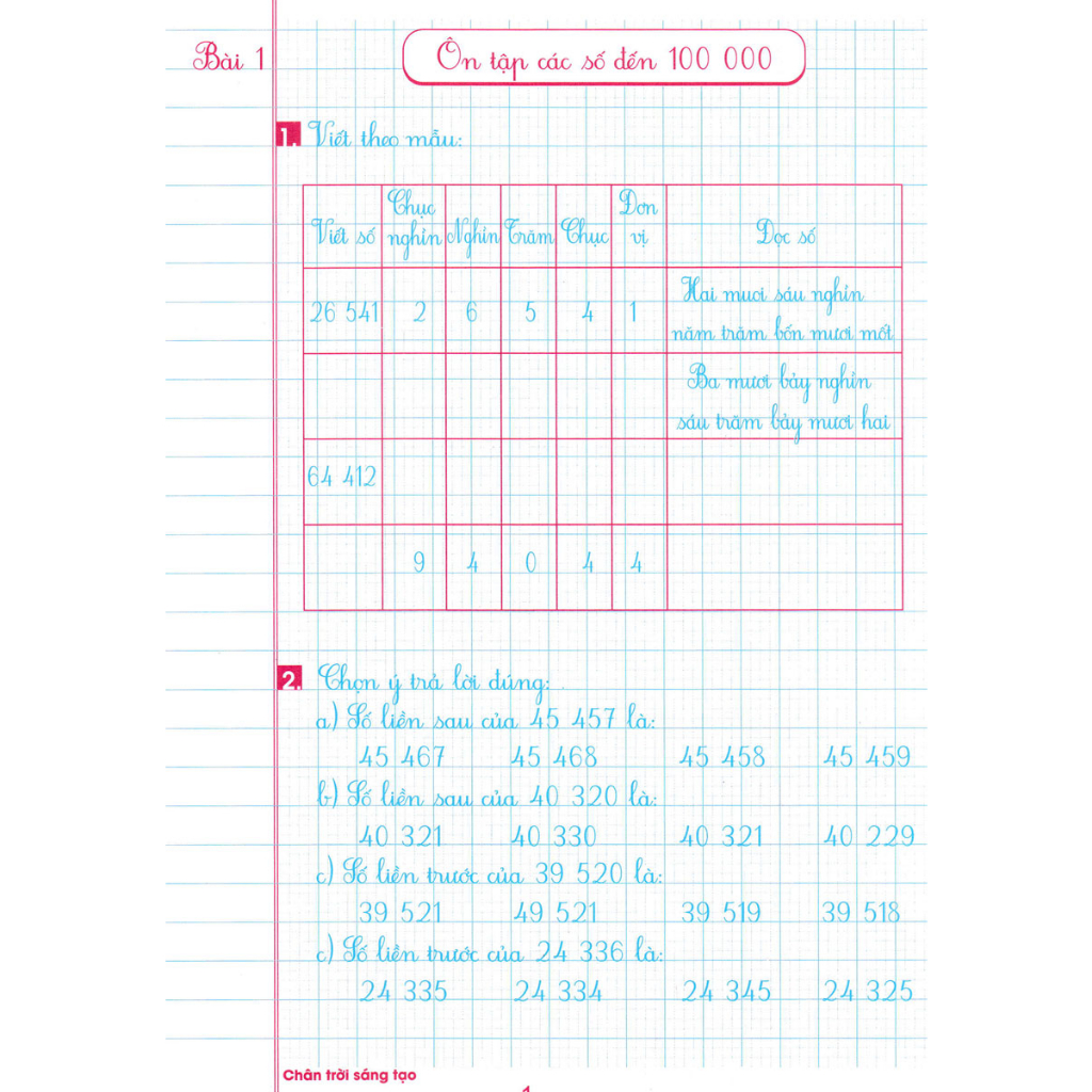 Sách - Combo Luyện Tập Toán 4 Quyển 1 + 2 Trình Bày Trên Giấy Ô Li