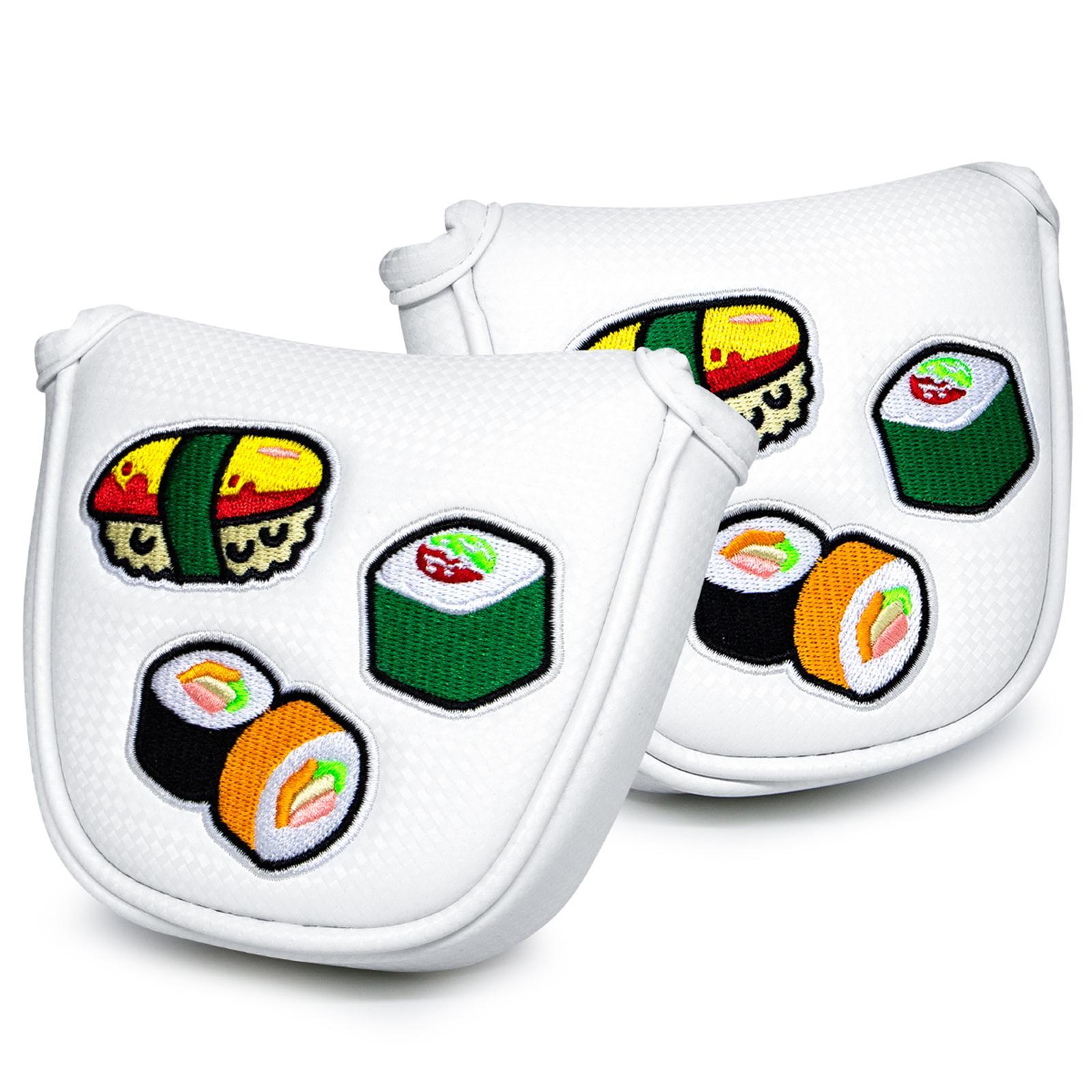 Golf Mallet Putter Head Cover Golf Club Headcover Embroidered Golf Putter Headcovers