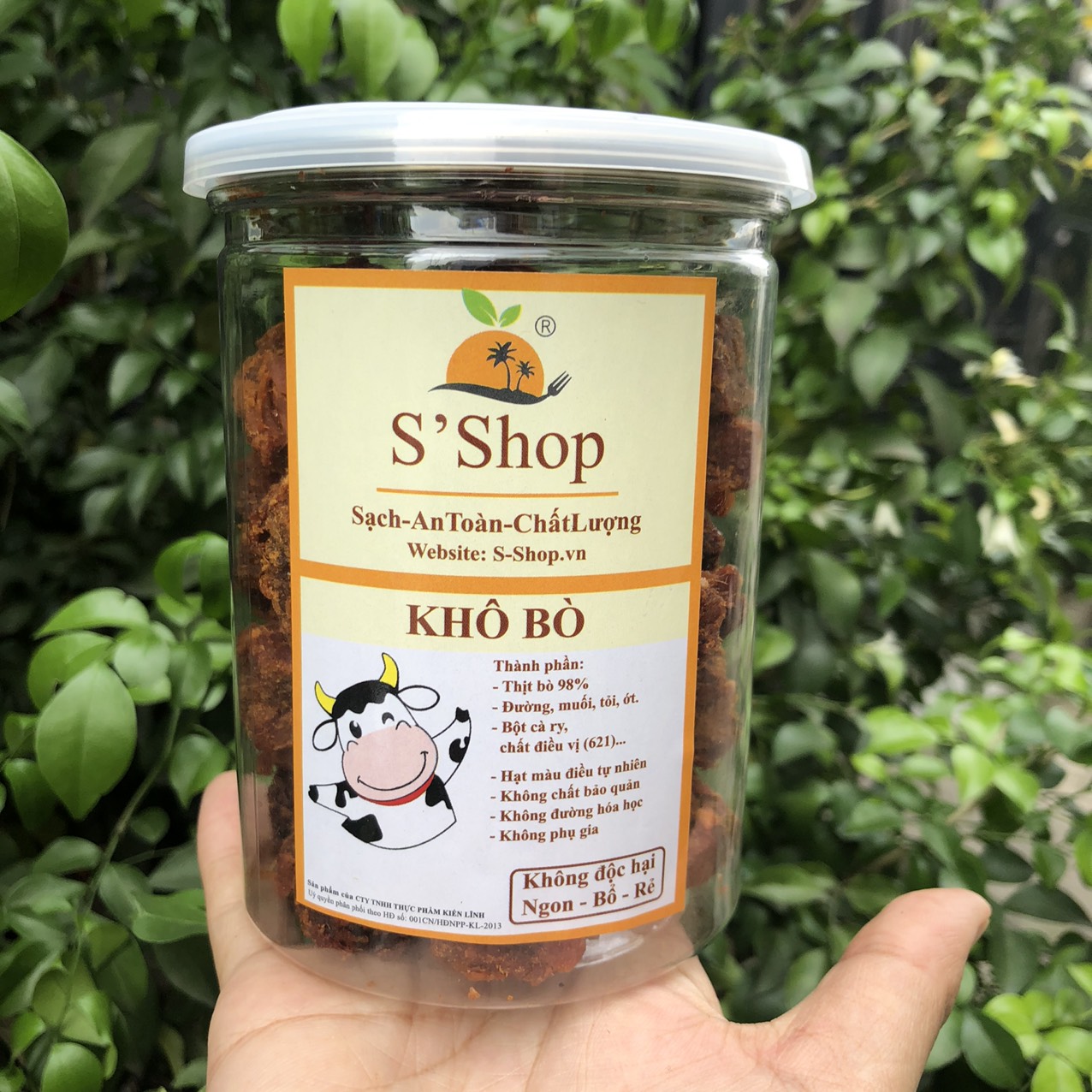 Khô bò viên Cà Ry đặc biệt 200g