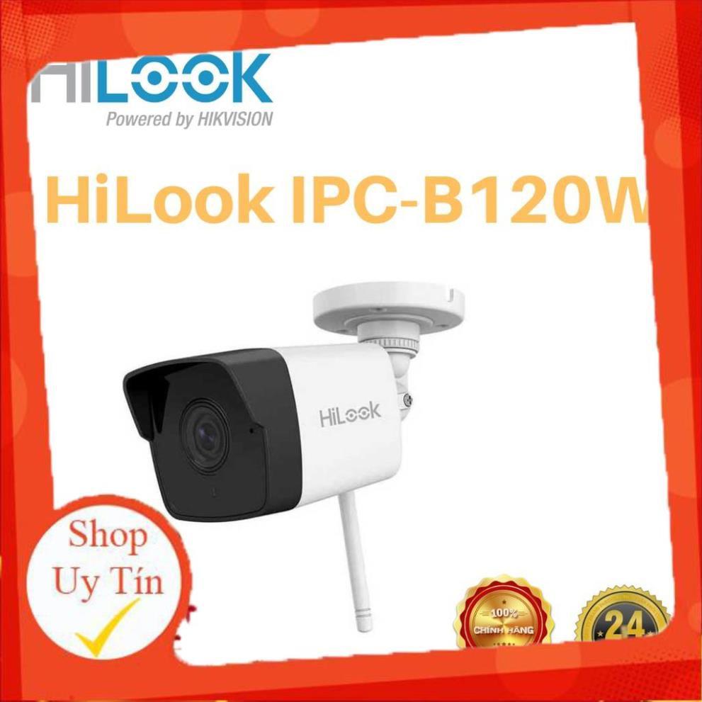 Camera IP thân trụ hồng ngoại 2MP HiLook IPC-B120W hàng chính hãng