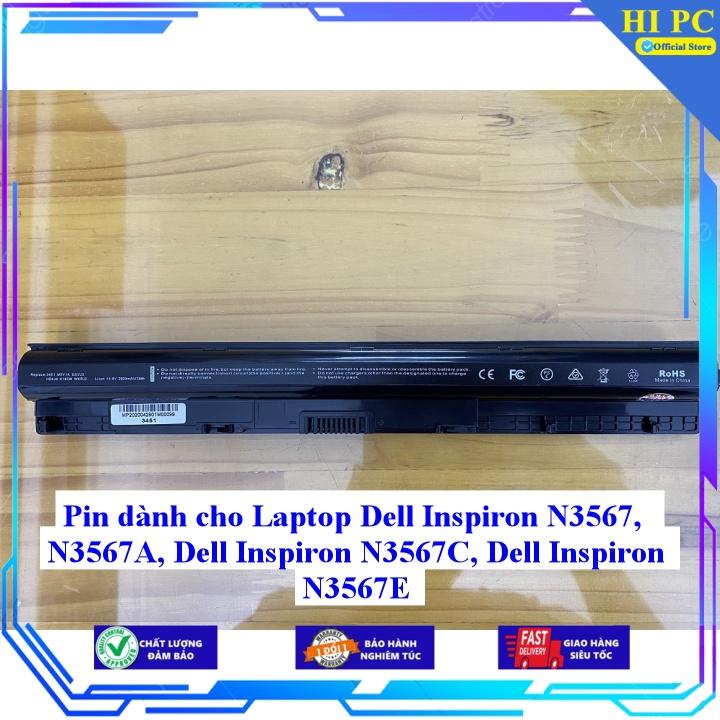 Pin dành cho Laptop Dell Inspiron N3567 N3567A Dell Inspiron N3567C Dell Inspiron N3567E - Hàng Nhập Khẩu