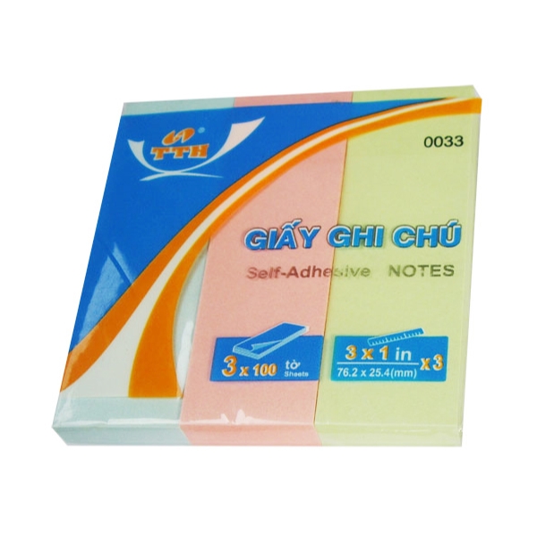 Giấy Note 3 Màu TTH 0033