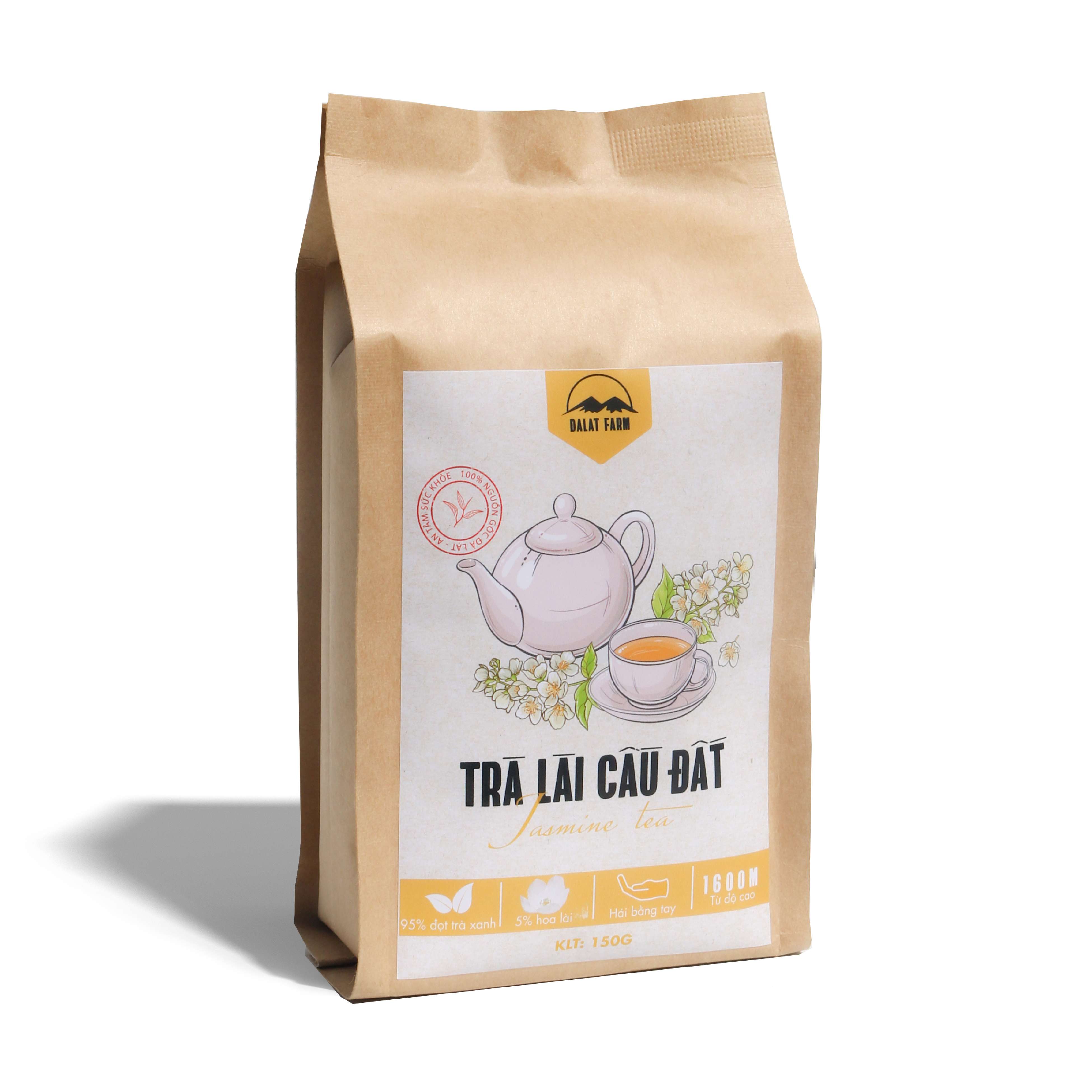 Trà Lài Cầu Đất - Túi 150Gr (Trà Hoa Nhài - Jasmine Tea)