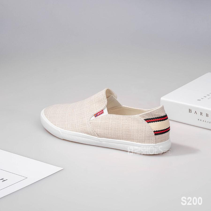 Giày lười nam - Slip on nam vải - Mã S200