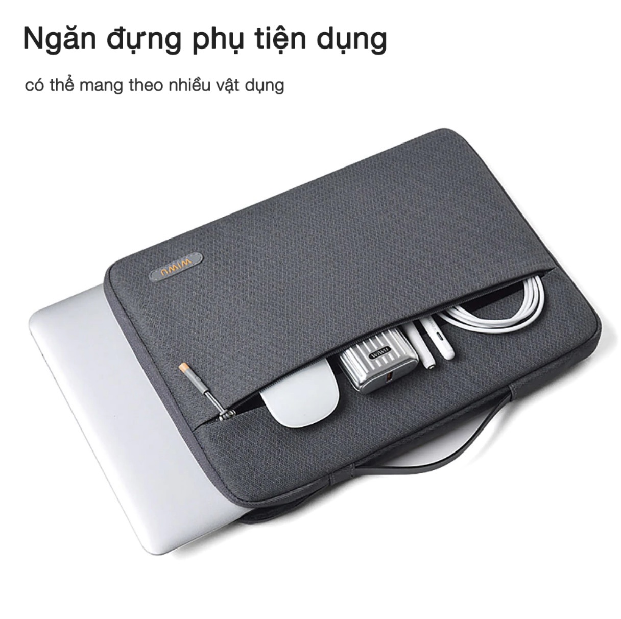 Túi Wiwu Pilot Laptop Sleeve Dành Cho Laptop, Ultrabook Bảo Vệ Chống Nước, Chống Sốc - Hàng Chính Hãng