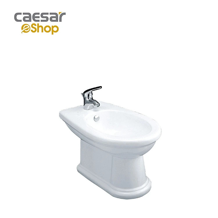 Bệ Vệ Sinh Nữ CAESAR B1031 Kết Hợp Vòi B183C