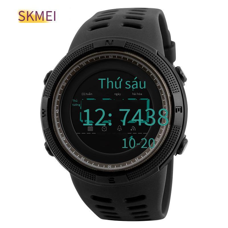 Phong cách mới nhất Moment vẻ đẹp thời trang nam xu hướng đồng hồ điện tử đồng hồ sinh viên thể thao ngoài trời đồng hồ thể thao chống nước mới