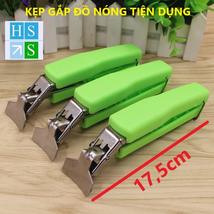 Kẹp gắp đồ bát đĩa nóng chống trượt an toàn kẹp bằng inox cán nhựa cách nhiệt tiện ích cho gian bếp - HS Shop Đà Nẵng