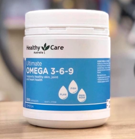 Hình ảnh Omega 3-6-9 Úc Healthy Care Ultimate 1000mg Tạo sức khỏe cho tim, não, khớp, mắt và cải thiện da khô - Massel Official