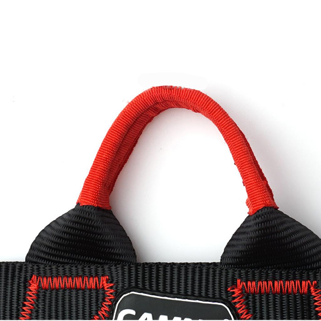 2xClimbing Harness Safety Belt Tree Climbing Rappelling Equip Black Red Gray