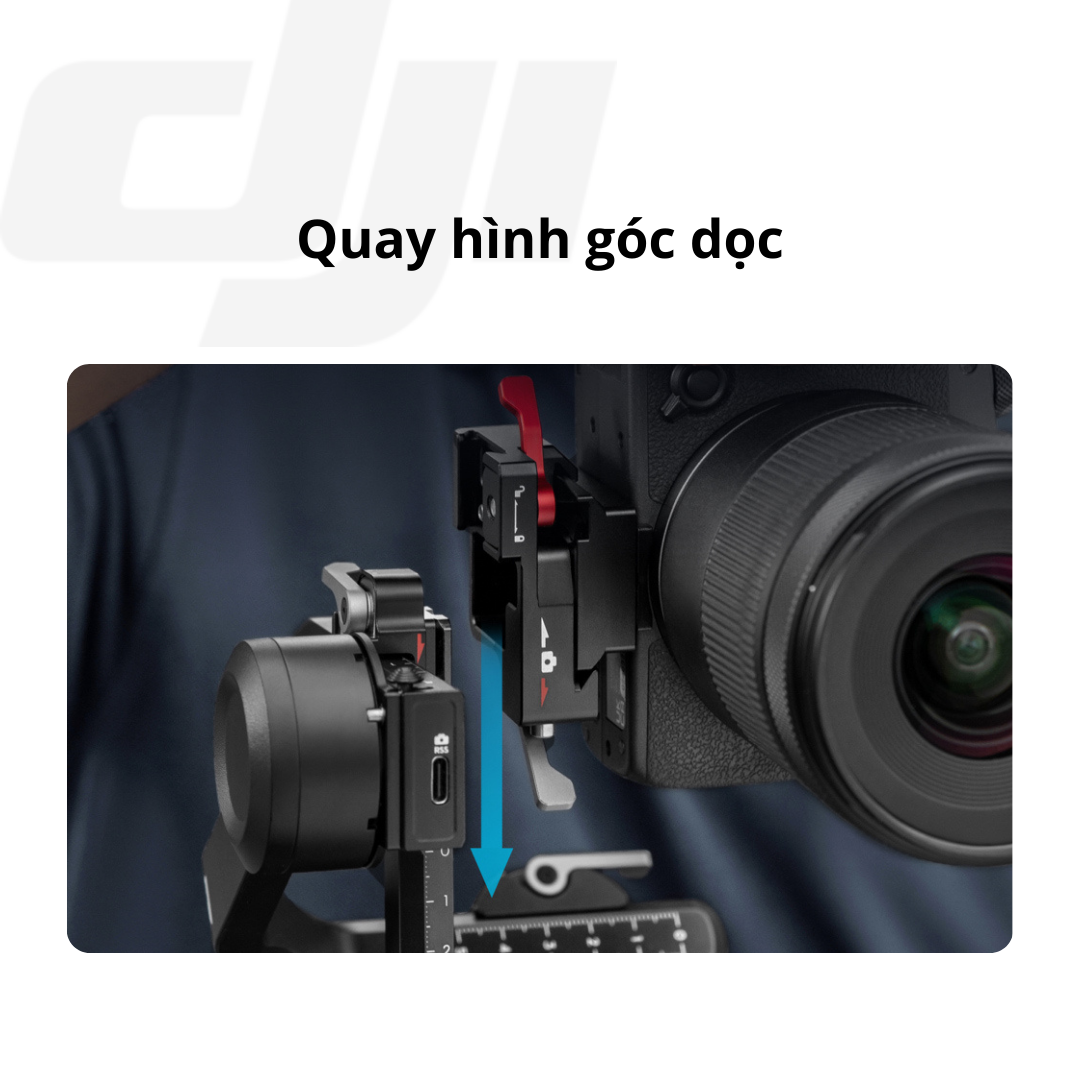 Gimbal máy ảnh DJI RS 3 Mini gọn nhẹ tải trọng 2kg (DJI RS 3 Mini) - Hàng chính hãng