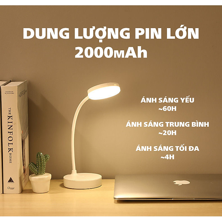 Đèn Học Chống Cận Để Bàn Xoay 360 Độ - Bóng Led Đèn Để Bàn Xoay 360 Độ - Đèn Học, Đèn Làm Việc